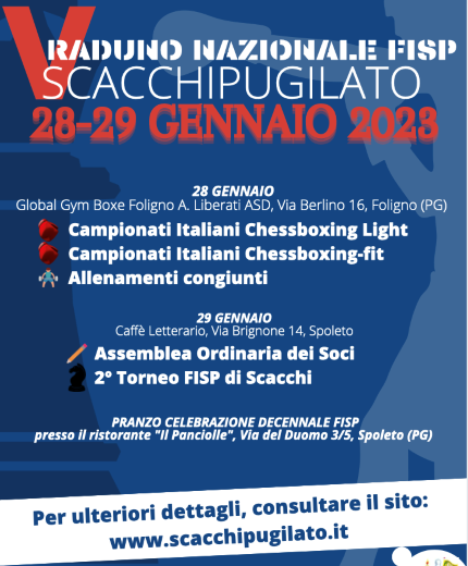 Campionati Italiani di Chessboxing Light e Chessboxing-fit.