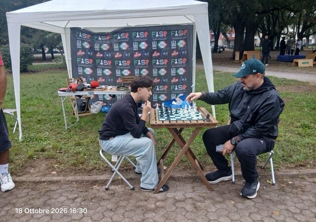 Lo scacchipugilato alla 398ª Sagra di Baggio.